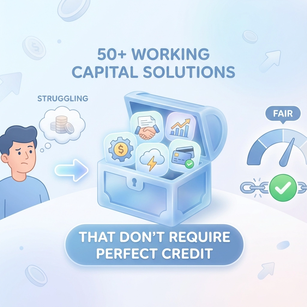 Struggling For Quick Business Funding? 50+ Working Capital Solutions That Don't Require Perfect Credit